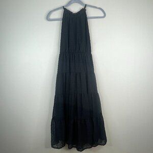 Grace Karin Midi Dress Girls 12 Youth Swiss Dot Tiered Bow Back Party Holiday